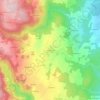 Carte topographique Champciaux, altitude, relief
