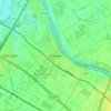 Carte topographique Edingen, altitude, relief