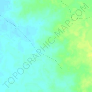 Carte topographique La Caiba, altitude, relief