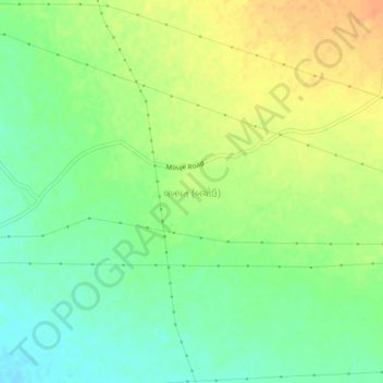 Carte topographique Lakhpat (Bachau), altitude, relief
