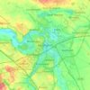 Carte topographique Northwich, altitude, relief