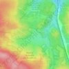 Carte topographique Les Anches, altitude, relief