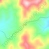 Carte topographique Fredonyer Pass, altitude, relief