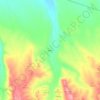 Carte topographique Balax, altitude, relief