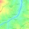 Carte topographique T.Pasupathipalayam, altitude, relief