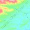 Carte topographique West Piney, altitude, relief