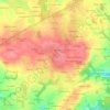 Carte topographique Le Bourg, altitude, relief