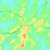 Carte topographique Movancherry;Mowanchery, altitude, relief