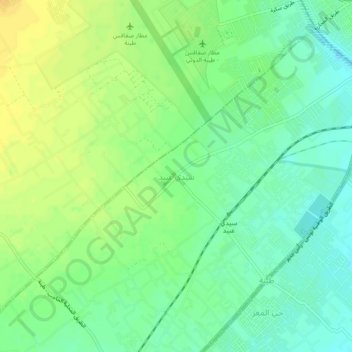 Carte topographique Sidi Abid, altitude, relief
