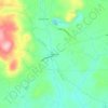 Carte topographique Oley Line, altitude, relief