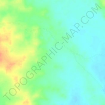 Carte topographique Itagui, altitude, relief