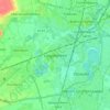 Carte topographique Lingolsheim, altitude, relief