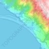 Carte topographique Stinson Beach, altitude, relief
