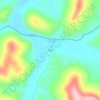 Carte topographique Osage, altitude, relief