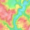 Carte topographique Biesse, altitude, relief