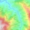 Carte topographique juggar, altitude, relief