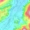Carte topographique Fannrem, altitude, relief