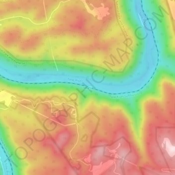 Carte topographique Beury, altitude, relief