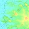 Carte topographique Mataas na Parang, altitude, relief