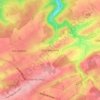 Carte topographique Outrelouxhe, altitude, relief