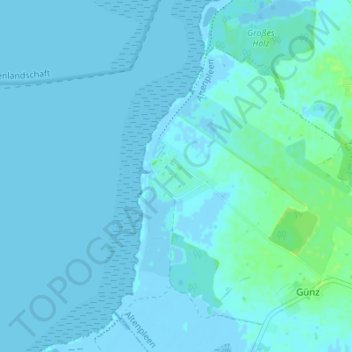 Carte topographique Nisdorf, altitude, relief