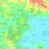 Carte topographique Hailsham, altitude, relief