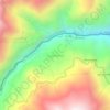 Carte topographique Guarumales, altitude, relief