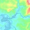 Carte topographique Tigua, altitude, relief