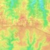 Carte topographique Deerland, altitude, relief