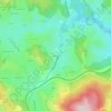 Carte topographique Grandis, altitude, relief