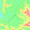 Carte topographique Chinacá, altitude, relief