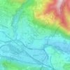 Carte topographique Fontanella, altitude, relief