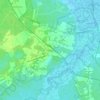 Carte topographique Petersburg, altitude, relief