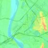 Carte topographique قاسم آباد, altitude, relief