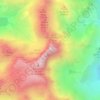 Carte topographique Grand Pic de Belledonne, altitude, relief