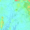 Carte topographique Trang, altitude, relief