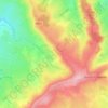 Carte topographique Birven, altitude, relief
