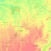 Carte topographique Lomami, altitude, relief