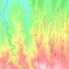 Carte topographique Ocasion, altitude, relief