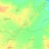 Carte topographique Manthani, altitude, relief