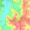 Carte topographique Reguengo, altitude, relief