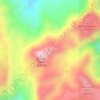 Carte topographique Chisos Mountains, altitude, relief