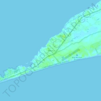Carte topographique Frisco, altitude, relief