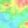 Carte topographique Vaucremont, altitude, relief