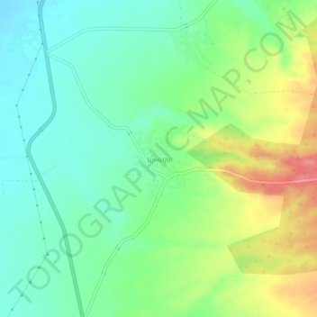 Carte topographique Dhrobana, altitude, relief