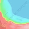 Carte topographique Tarague Beach, altitude, relief