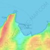 Carte topographique Le Sillon, altitude, relief
