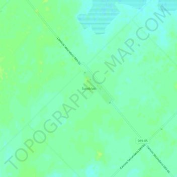 Carte topographique Sundblad, altitude, relief