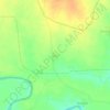 Carte topographique Gava, altitude, relief