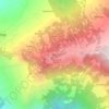 Carte topographique सुकेटार, altitude, relief